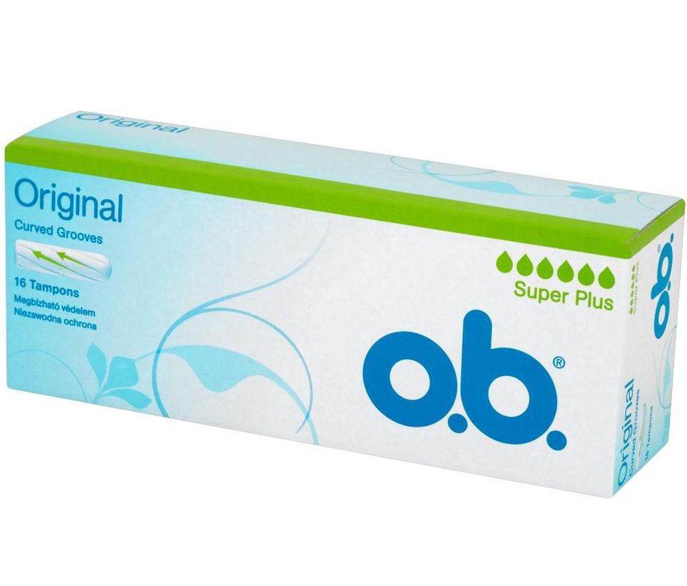 O.b. Original Super Plus Ταμπόν για Ημέρες με Μεγάλη Έως Πολύ Μεγάλη Ροή 16 Τεμάχια