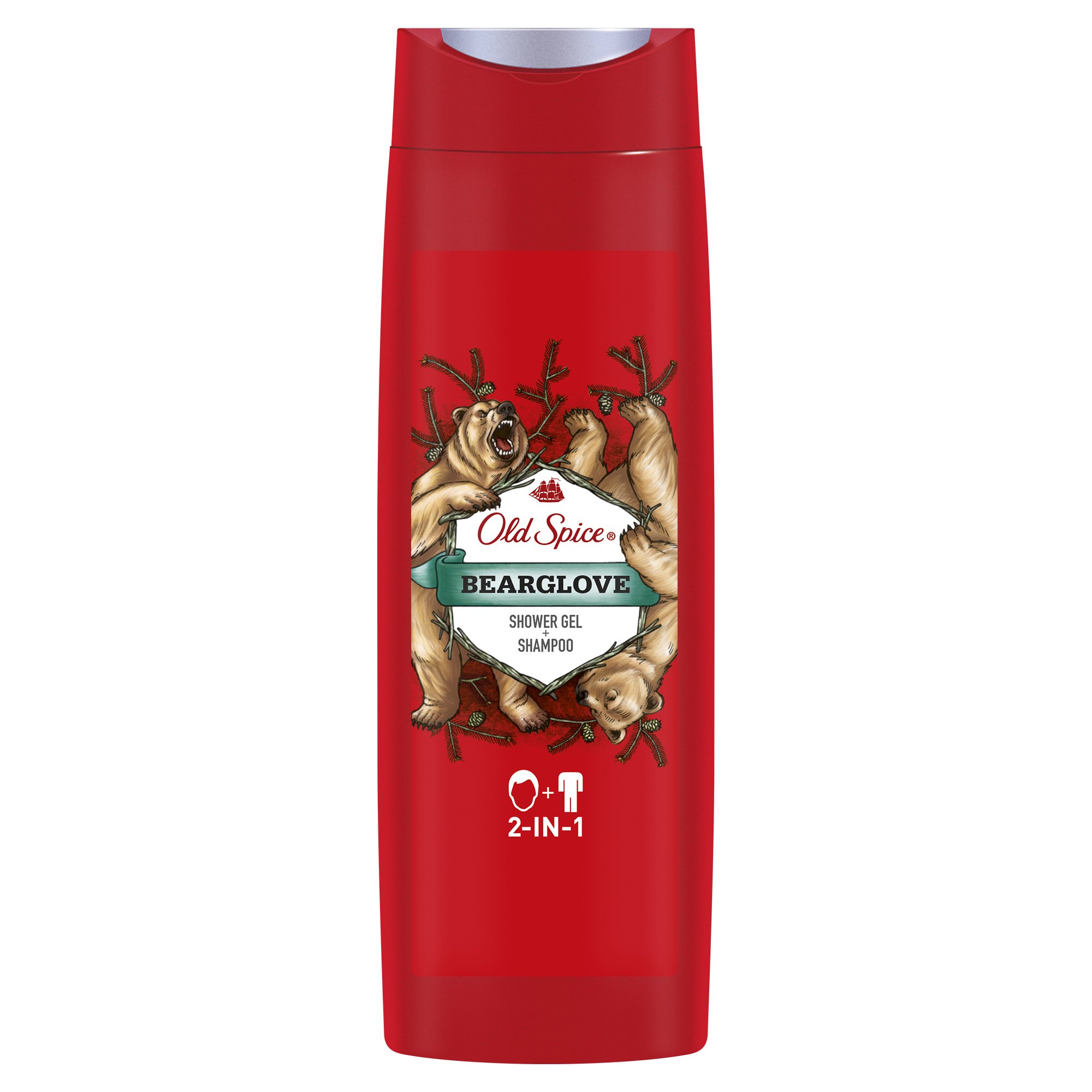 Old Spice Bearglove Shower Gel & Shampoo 2 in 1 Αφρόλουτρο & Shampoo 400ml