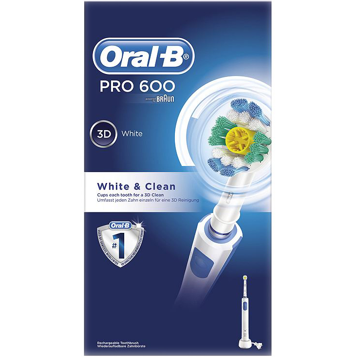 Oral-B Professional Care 600 3D White And Clean Ηλεκτρική Οδοντόβουρτσα