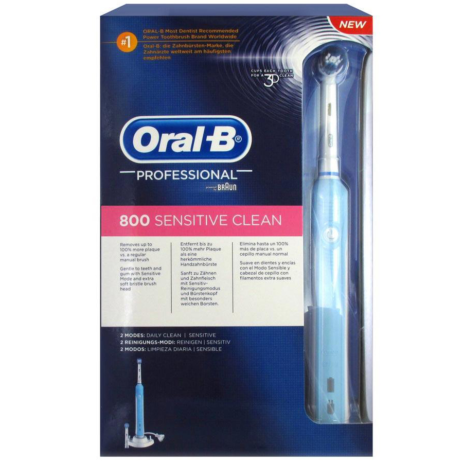 Oral-B Professional Care 800 Sensitive Ηλεκτρική Επαναφορτιζόμενη Οδοντόβουρτσα