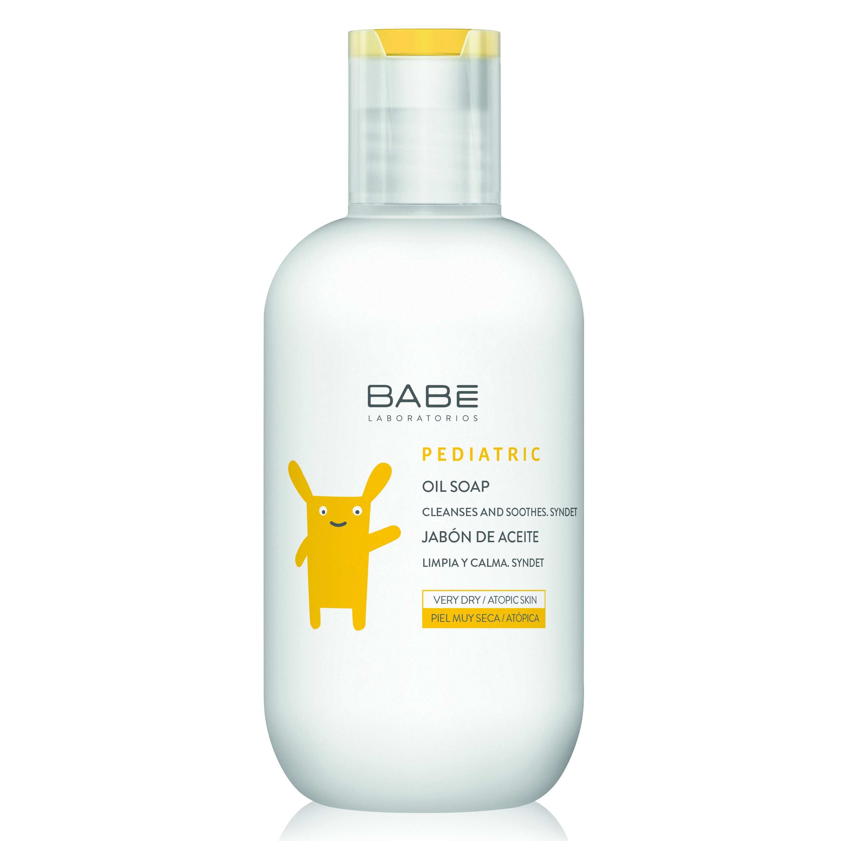 Babe Pediatric Oil Soap Ήπιο Ελαιώδες Αφρόλουτρο για την Φροντίδα της Ξηρής, Ατοπικής Επιδερμίδας των Βρεφών & των Παιδιών 200ml