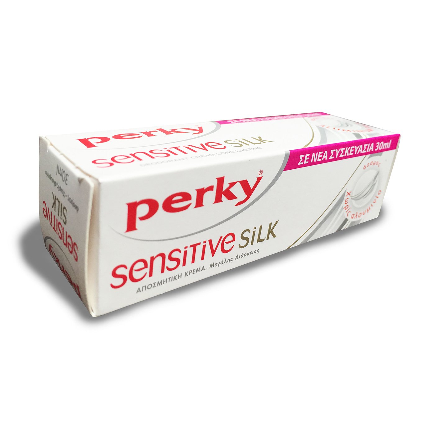 Perky Sensitive Silk Ουδέτερη Αποσμητική Κρέμα Σώματος 30ml