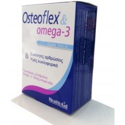 Health Aid Osteoflex & Omega-3 750mg Ευκίνητες Αρθρώσεις & Υγιες Κυκλοφορικό Duo 30caps+30tabs