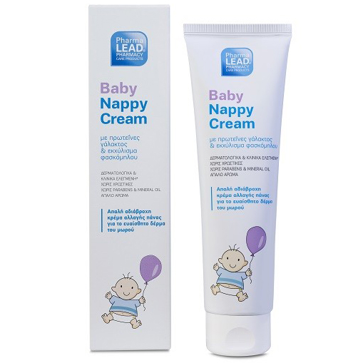 Pharmalead Baby Nappy Cream Απαλή Αδιάβροχη Κρέμα Αλλαγής Πάνας για το Ευαίσθητο Δέρμα του Μωρού 150ml
