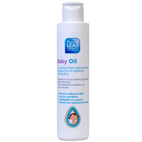 Pharmalead Baby Oil Φυσικό Ενυδατικό Λάδι για την Ευαίσθητη Επιδερμίδα του Μωρού, Πρόσωπο & Σώμα, με Φυσικά Έλαια 150ml
