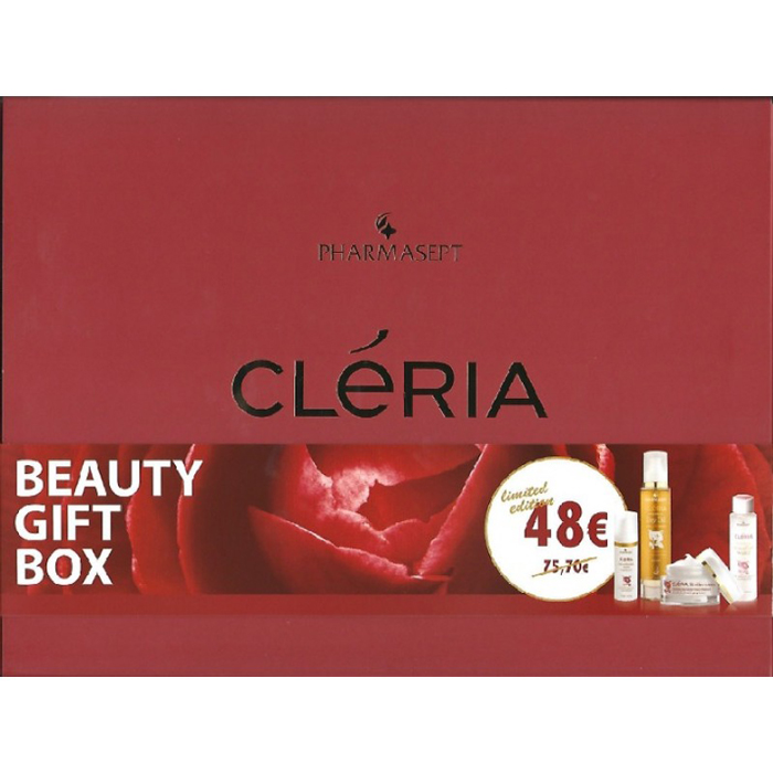 Pharmasept Cleria Beauty Gift Box Renewal Dry Oil 100ml,Lift Effect Cream 50ml,Refreshing Micel. Water 100ml,Eye Perfection 30ml