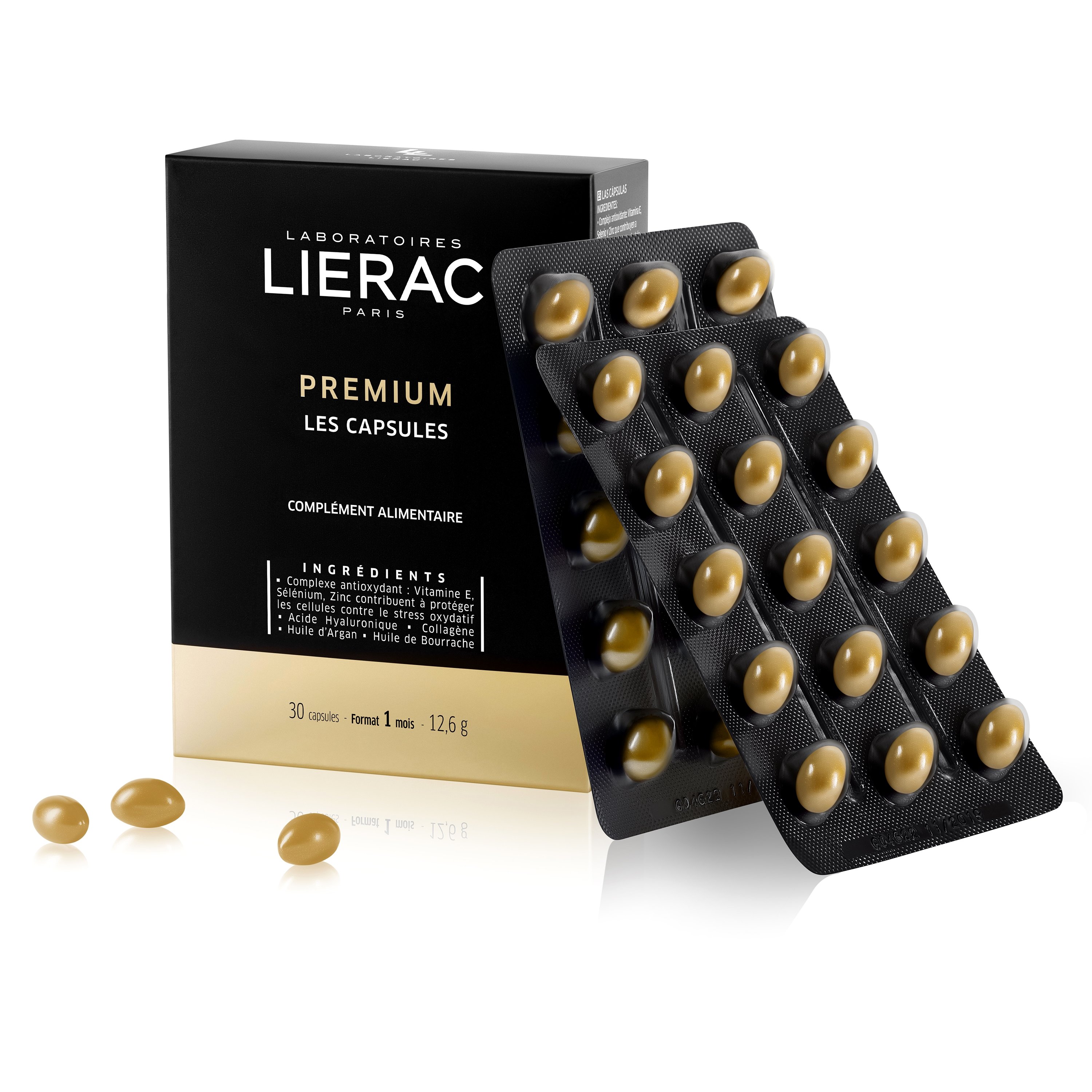 Lierac Premium Les Capsules Συμπλήρωμα Διατροφής με Αντιοξειδωτικές & Αντιγηραντικές Ιδιότητες για την Επιδερμίδα 30Caps