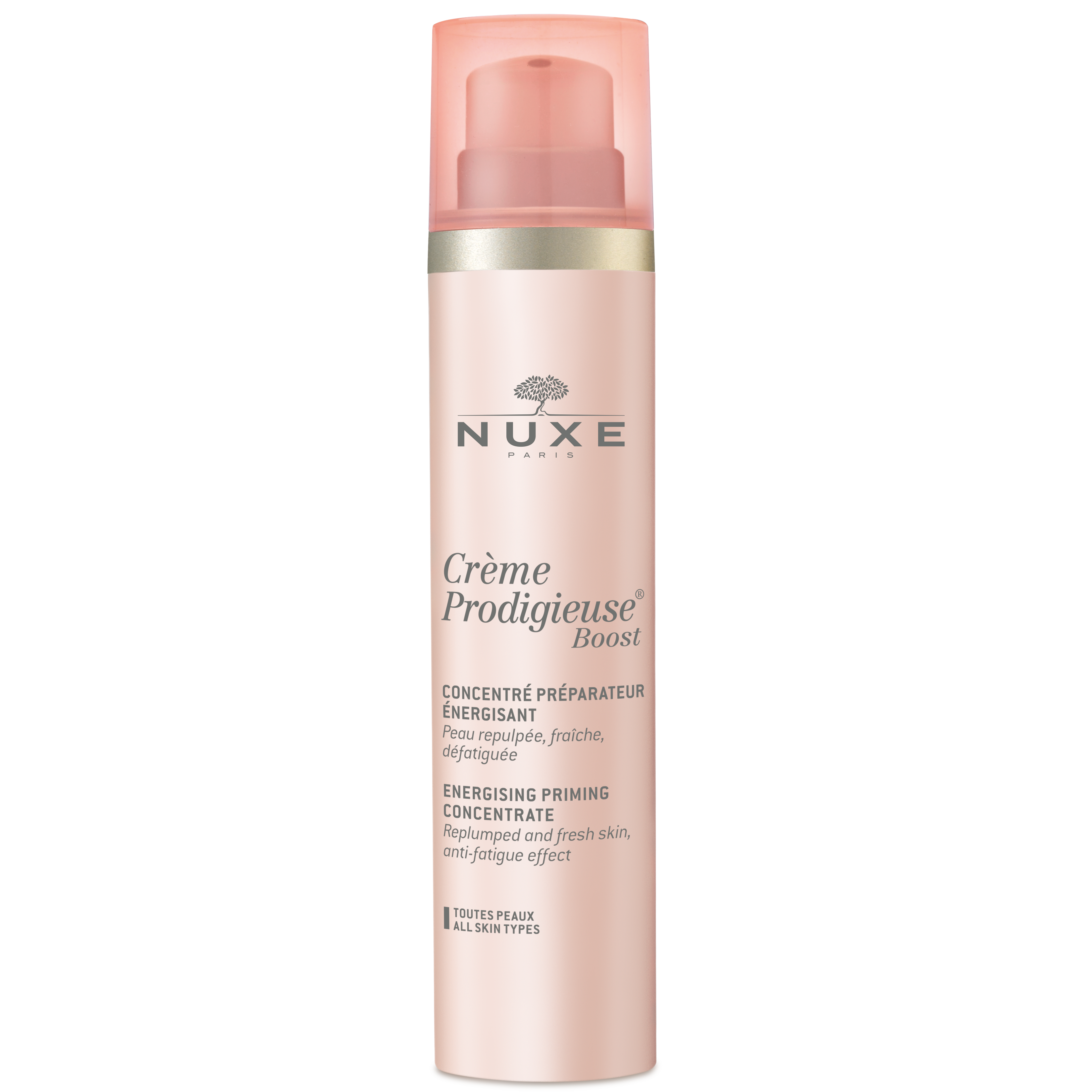 Nuxe Prodigieuse Boost Energising Priming Concetrate Αναζωογονητικό Συμπύκνωμα για Όλους τους Τύπους Επιδερμίδας, 100ml