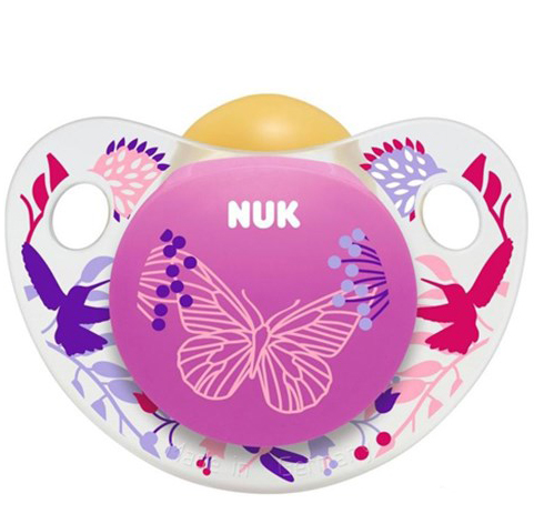 Nuk Trendline Adore Πιπίλα Καουτσούκ Χωρίς BPA – Μέγεθος 3 (18-36 μηνών)