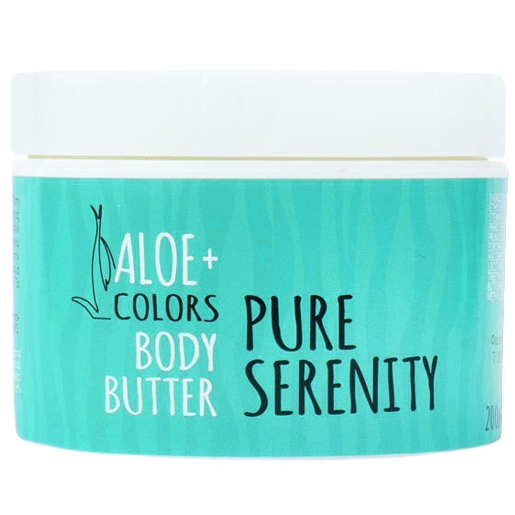 Aloe+ Colors Pure Serenity Body Butter Ενυδατικό, Θρεπτικό Βούτυρο Σώματος με Άρωμα Μανόλια 200ml