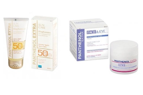 Panthenol Face&Eye 24ωρη Αντιρυτιδική Κρέμα Προσώπου Ματιών 50ml + ExtraSun Care Spf50 Diaphanous Face Gel Διάφανη Αντ/ιακή 50ml
