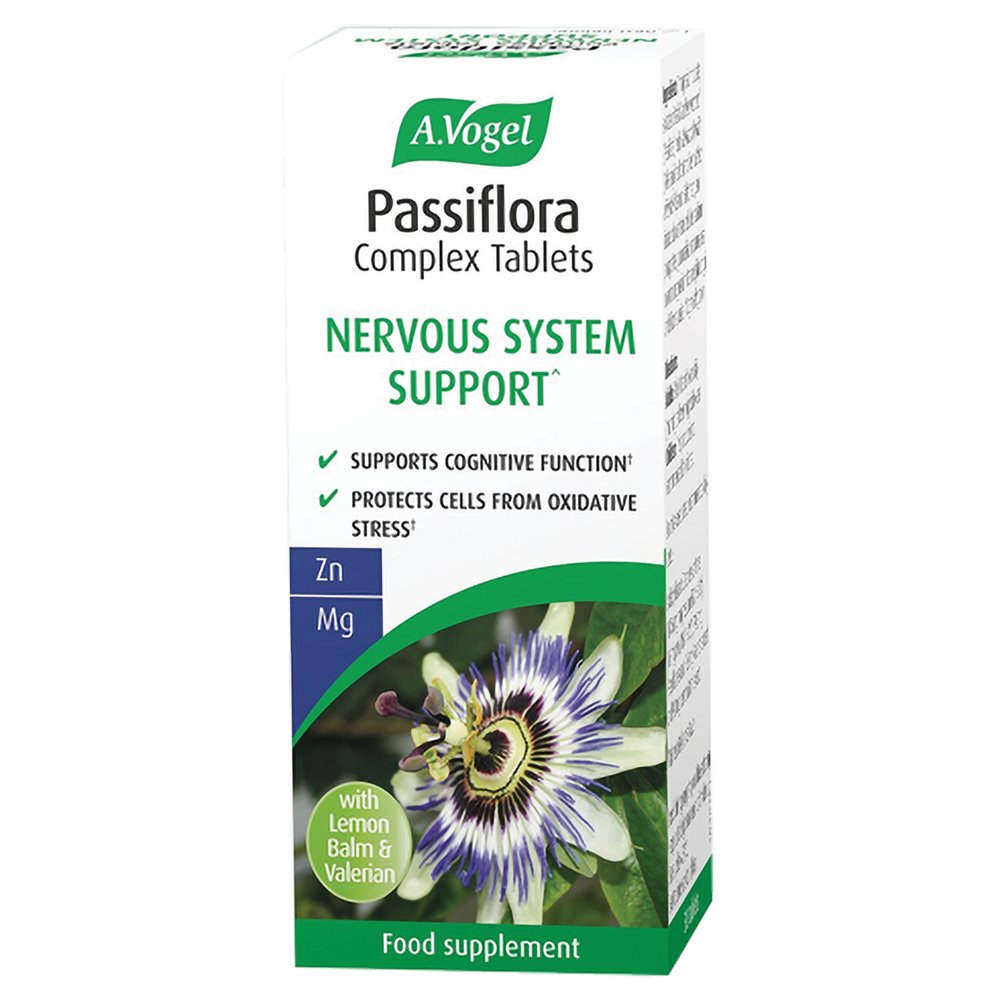 A.VOGEL A.Vogel Passiflora Nervous System Support Φυσικό Ηρεμιστικό με Πασιφλόρα 30tabs