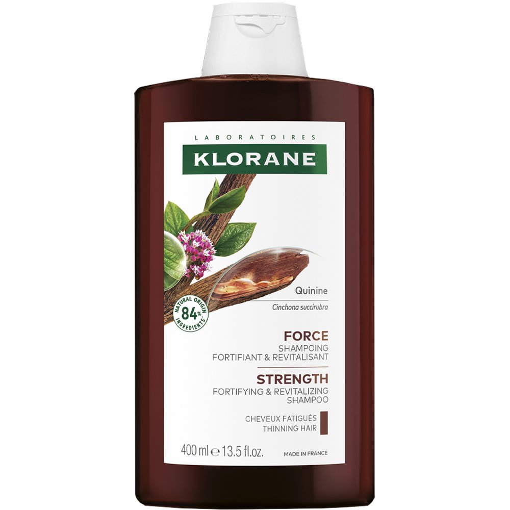 Klorane Fortifying & Revitalizing Quinine & Edelweiss Shampoo Σαμπουάν κατά της Τριχόπτωσης & Ενδυνάμωσης των Μαλλιών με Κινίνη & Βιολογικό Edelweiss 400ml