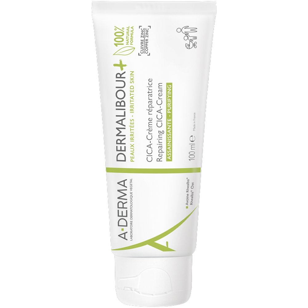 A-Derma Dermalibour+ Repairing CICA Cream Εξυγιαντική & Επανορθωτική Κρέμα για Φροντίδα Μικροτραυματισμών & Μικροερεθισμών 100ml