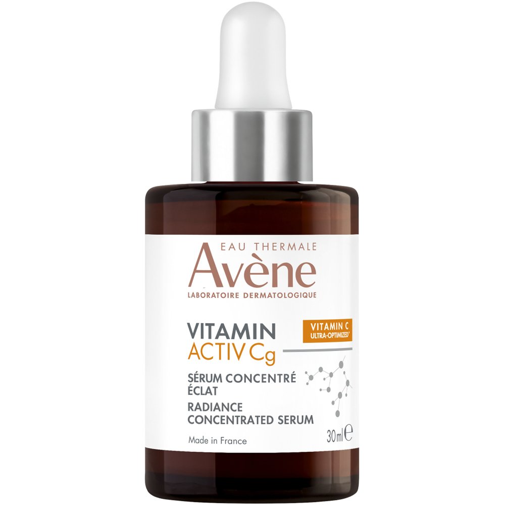 Avene Vitamin Activ Cg Radiance Concentrated Serum Αντιγηραντικός & Επανορθωτικός Ορός Λάμψης με Βιταμίνη C, Μπακουχιόλη & Νιασιναμίδη 30ml