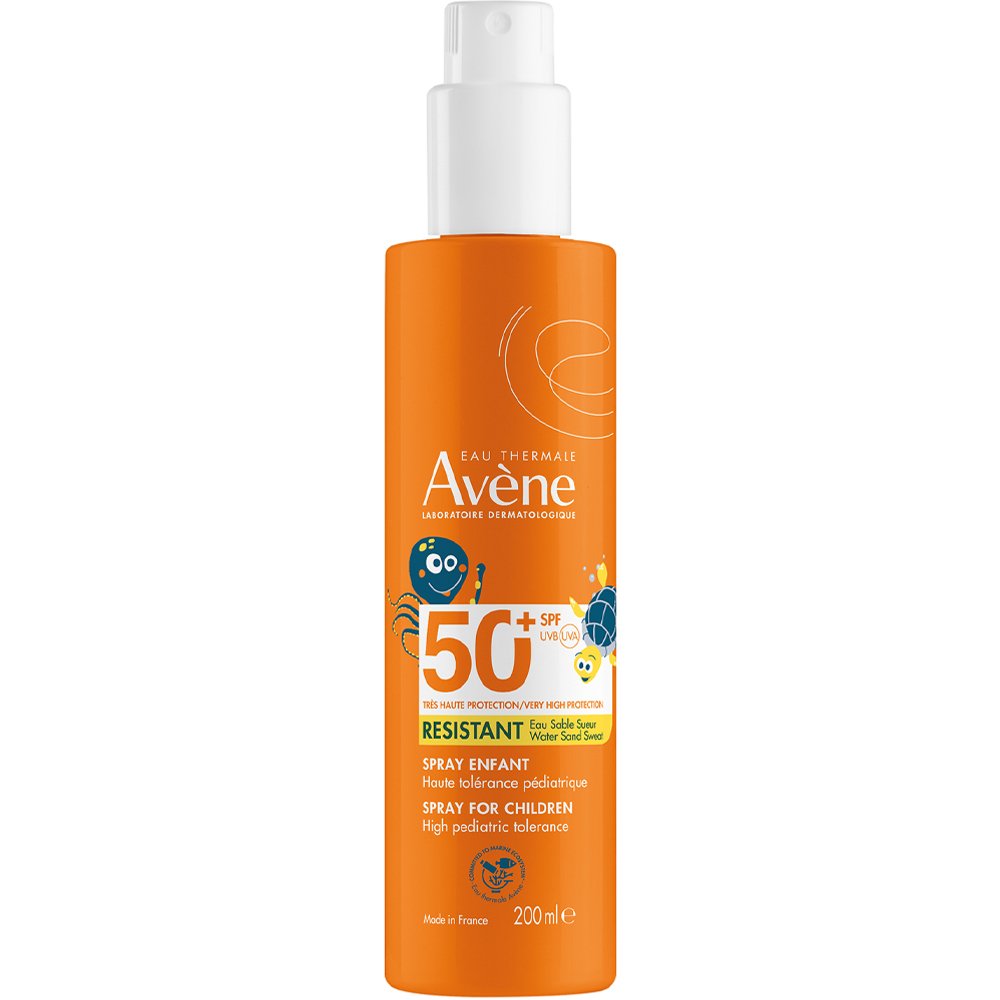 Avene Avene for Children Spf50+ Spray Παιδικό Αντηλιακό για Ευαίσθητο Δέρμα με Τριπλή Αντίσταση στο Νερό, την Άμμο & τον Ιδρώτα 200ml