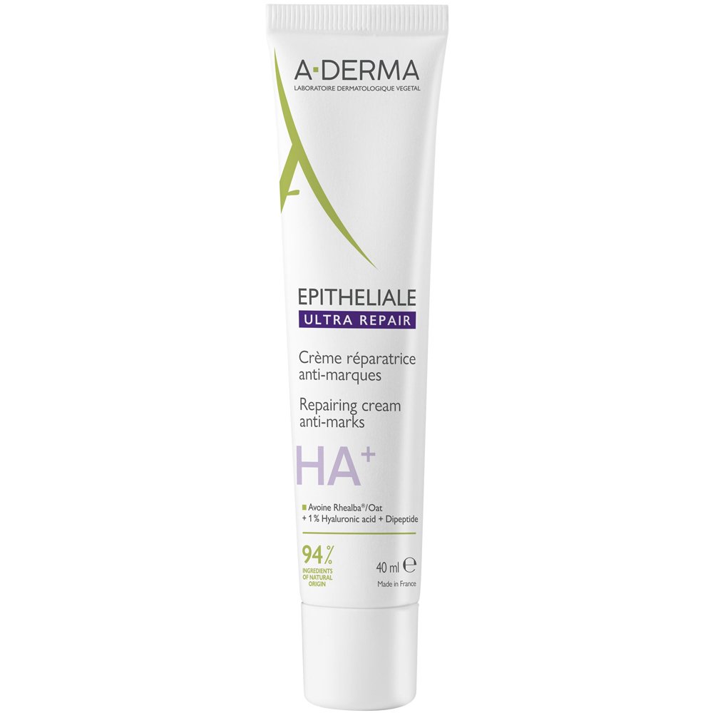 A-Derma Epitheliale HA+ Ultra Repair Cream Καταπραϋντική Επανορθωτική Κρέμα Κατά των Σημαδιών με Υαλουρονικό Οξύ 40ml