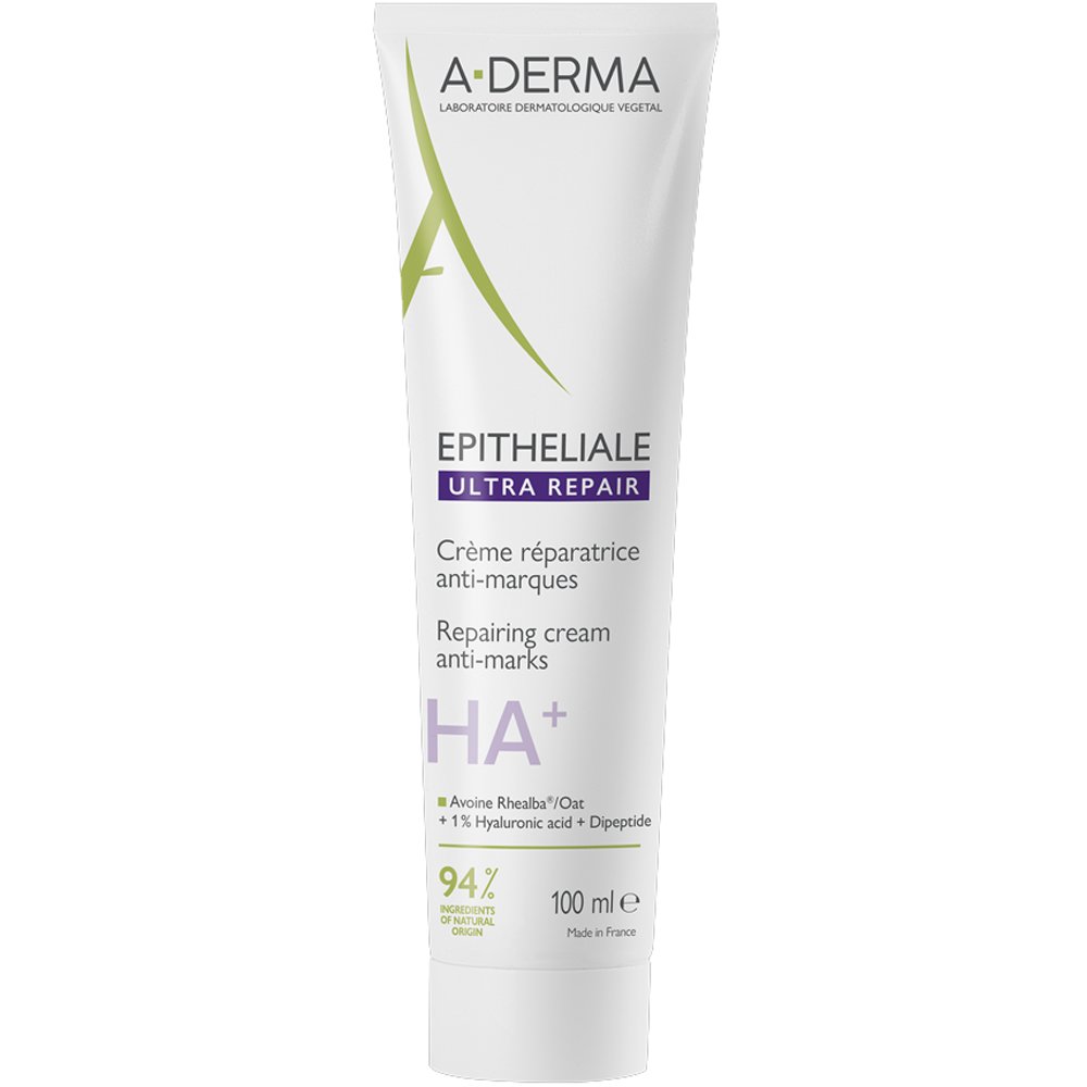 A-Derma Epitheliale HA+ Ultra Repair Cream Καταπραϋντική Επανορθωτική Κρέμα Κατά των Σημαδιών με Υαλουρονικό Οξύ 100ml