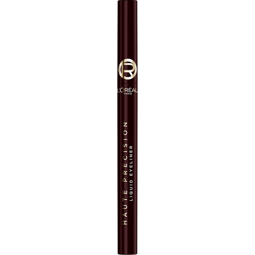 L'Oreal Paris Haute Precision Liquid Eyeliner Αδιάβροχο Μολύβι Ματιών σε Υγρή Μορφή για Έντονο Χρώμα & Ακριβείς Γραμμές με Διάρκεια Έως & 24 Ώρες, 1 Τεμάχιο - 050 Bordeaux Cashmere