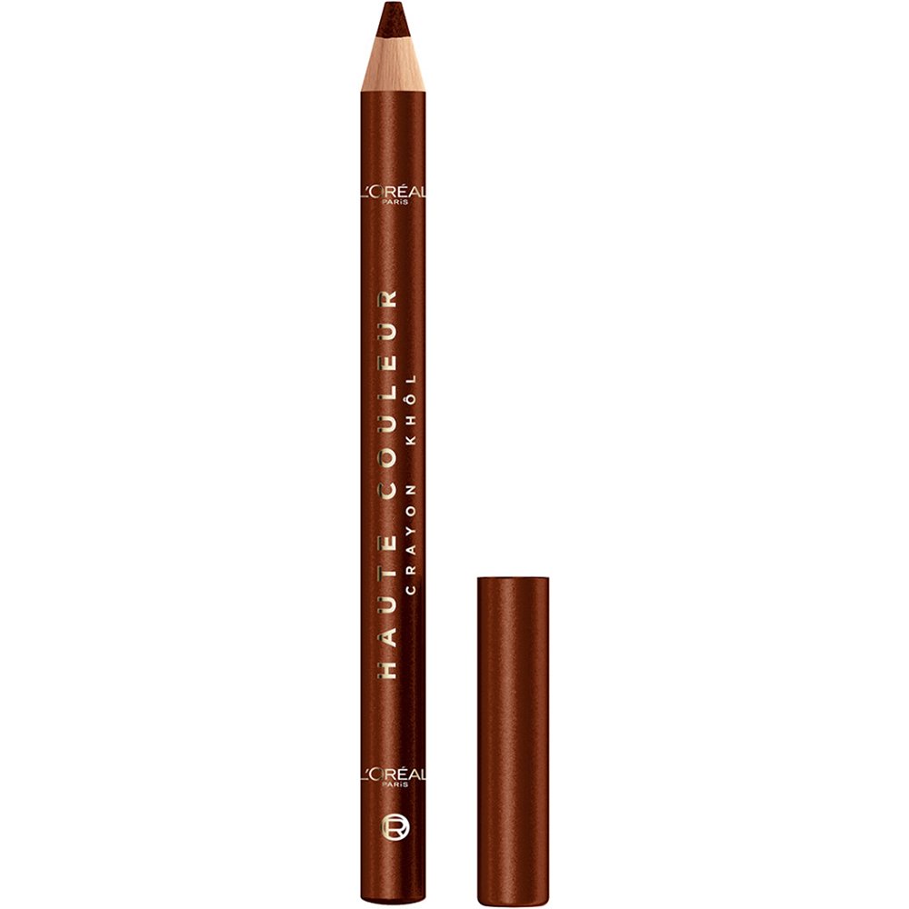 L'Oreal Paris Haute Couleur Crayon Khol Liner Taupe Κρεμώδης Μολύβι Ματιών για Έντονο Χρώμα & Εύκολη Εφαρμογή 1 Τεμάχιο - 160 Bronze Chiffon