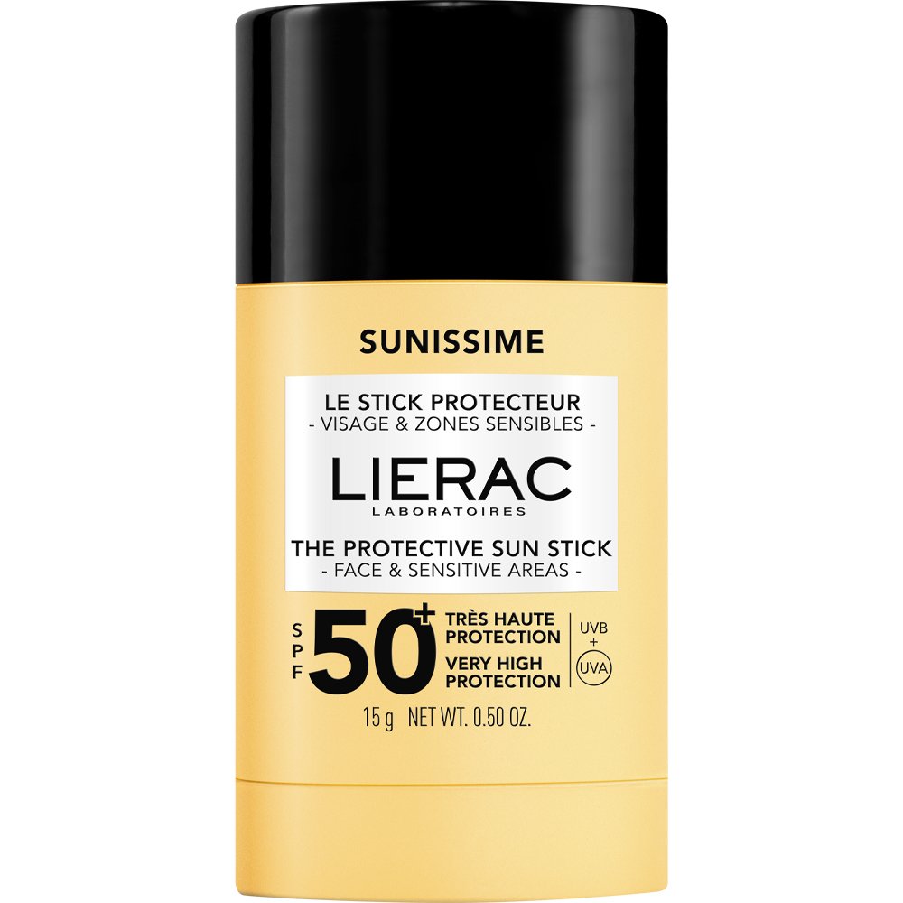 Lierac Sunissime  Spf50+ The Protective Sun Stick Αντηλιακό Stick Πολύ Υψηλής Προστασίας για Πρόσωπο & Ευαίσθητες Ζώνες 15g