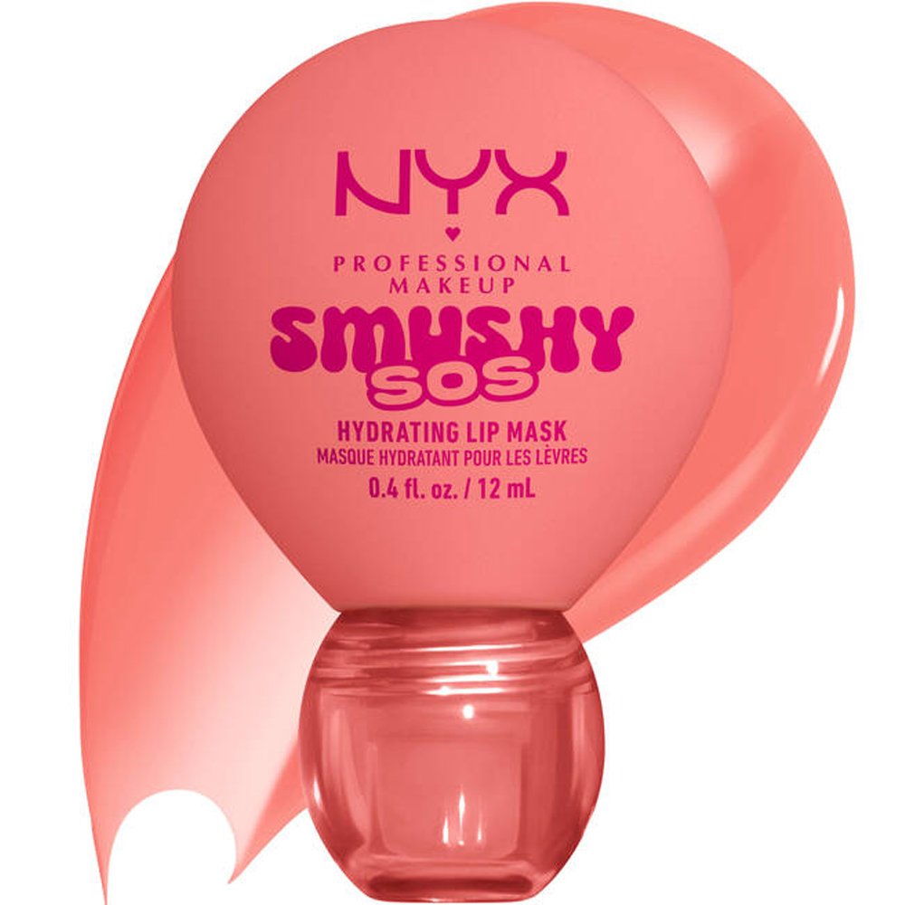 Nyx Professional Makeup Smushy Sos Hydrating Lip Mask Ενυδατική Μάσκα Χειλιών Εμπλουτισμένη με Υαλουρονικό Οξύ που Προσφέρει 12 Ώρες Ενυδάτωσης 12ml - 03 Peachy Pamper