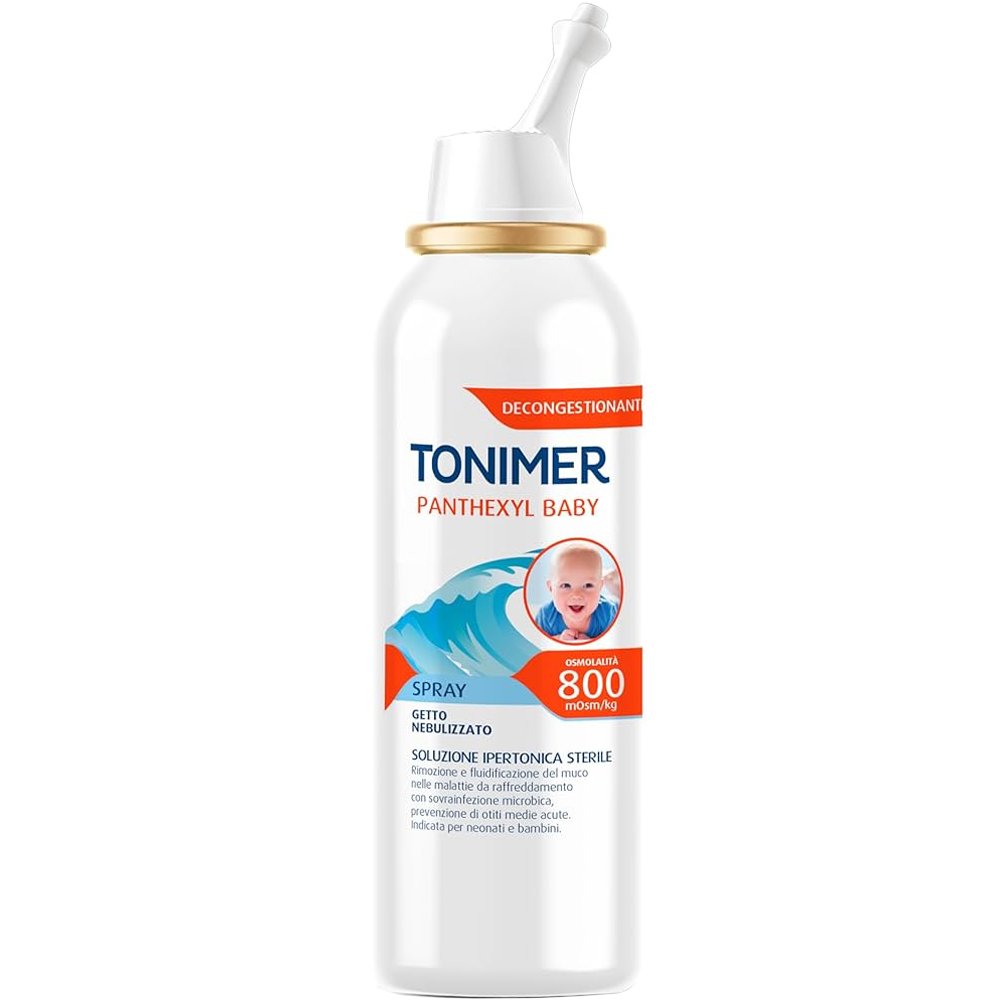Tonimer Panthexyl Baby Sterile Hypertonic Solution Spray Ρινικό Σπρέι με Θαλασσινό Νερό για Βρέφη 100ml