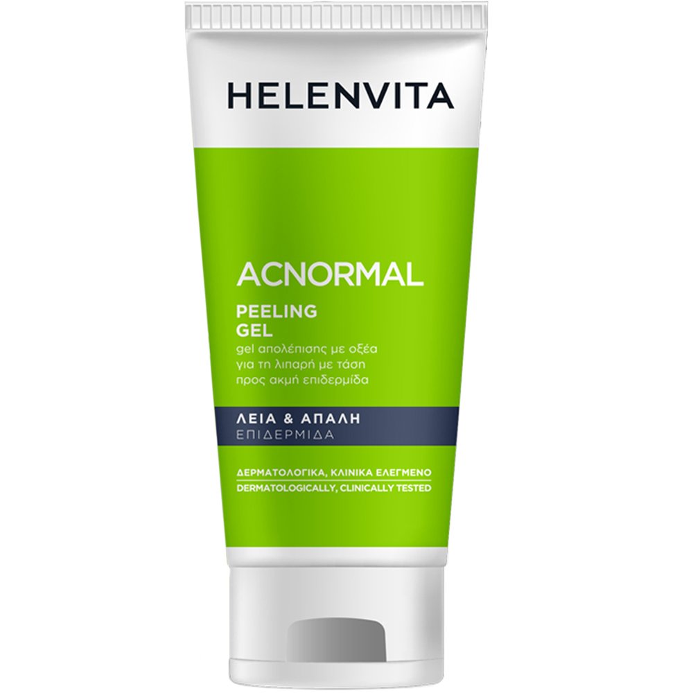 Helenvita Acnormal Micro Peeling Deep Cleansing Gel Τζελ Καθαρισμού με Βαθιά Δράση στον Έλεγχο της Έκκρισης Σμήγματος Σχεδιασμένο για Πρόσωπο, Στέρνο & Πλάτη 200ml