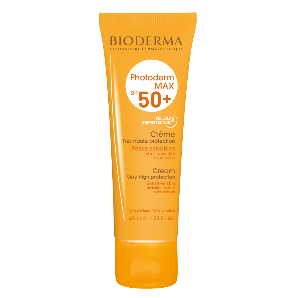 Bioderma Photoderm MAX Creme Spf50+ Αντηλιακή Κρέμα Προσώπου Πολύ Υψηλής Προστασίας για το Δυσανεκτικό Δέρμα 40ml
