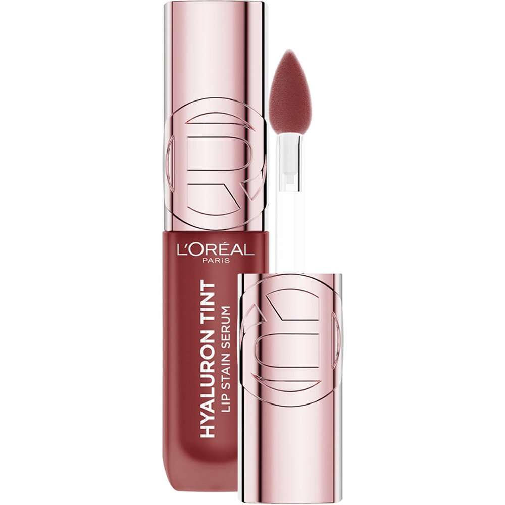 L'Oreal Paris Hyaluron Tint Lip Stain Serum Ενυδατικό Serum για Χείλη και Ζυγωματικά με Υαλουρονικό Οξύ που Προσφέρει Χρώμα με Διάρκεια, 5ml - 521 Bordeaux Please