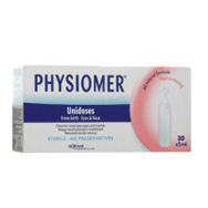Physiomer Unidoses Αμπούλες Μιας Χρήσης Υγιεινή-Ενεργή Πρόληψη Από Τη Γέννηση 30 Αμπούλες των 5ml