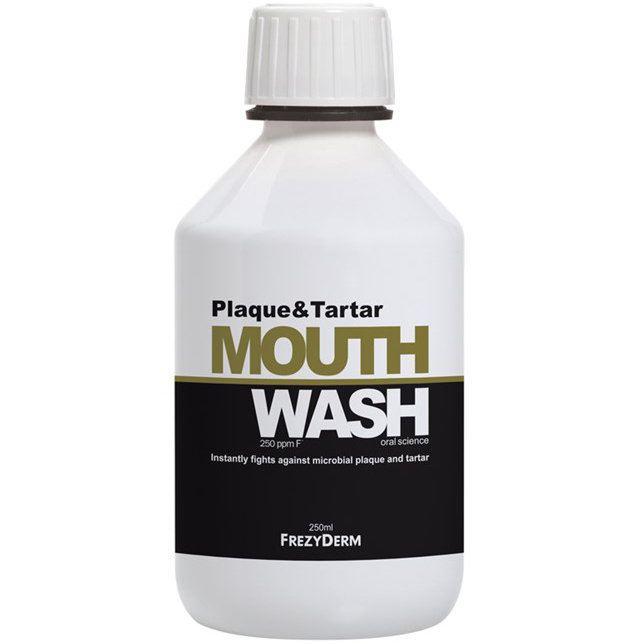 Frezyderm Plaque & Tartar Mouthwash Φθοριούχο Στοματικό Διάλυμα για την Καθημερινή Φροντίδα 250ml