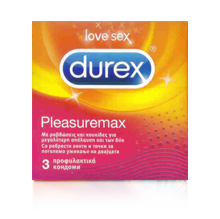 Durex Pleasuremax Προφυλακτικά για Μέγιστη Διέγερση 3τεμ
