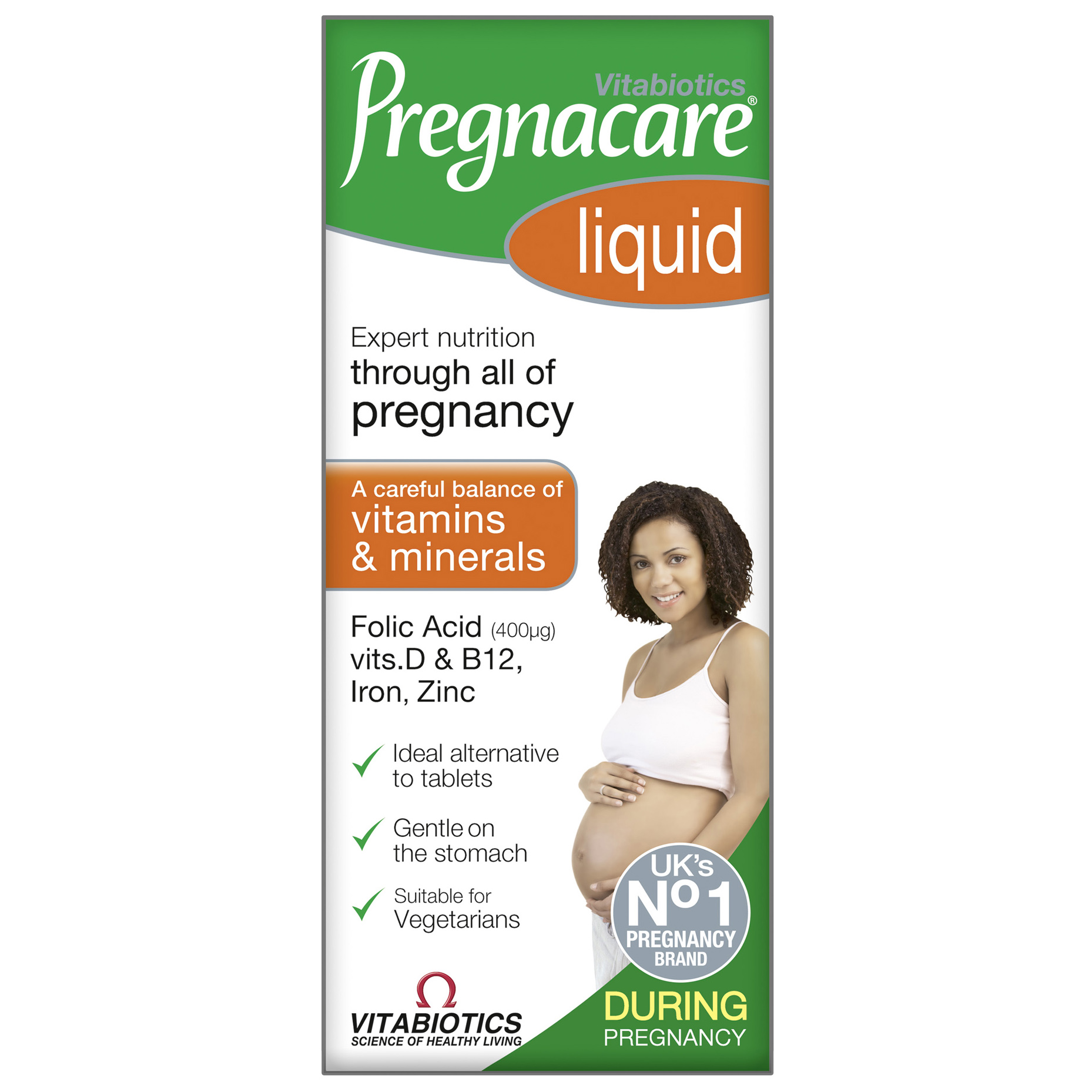 Vitabiotics Pregnacare Liquid Πόσιμο Συμπλήρωμα για τη Διατροφική Υποστήριξη των Γυναικών Κατά την Περίοδο της Εγκυμοσύνης 200ml