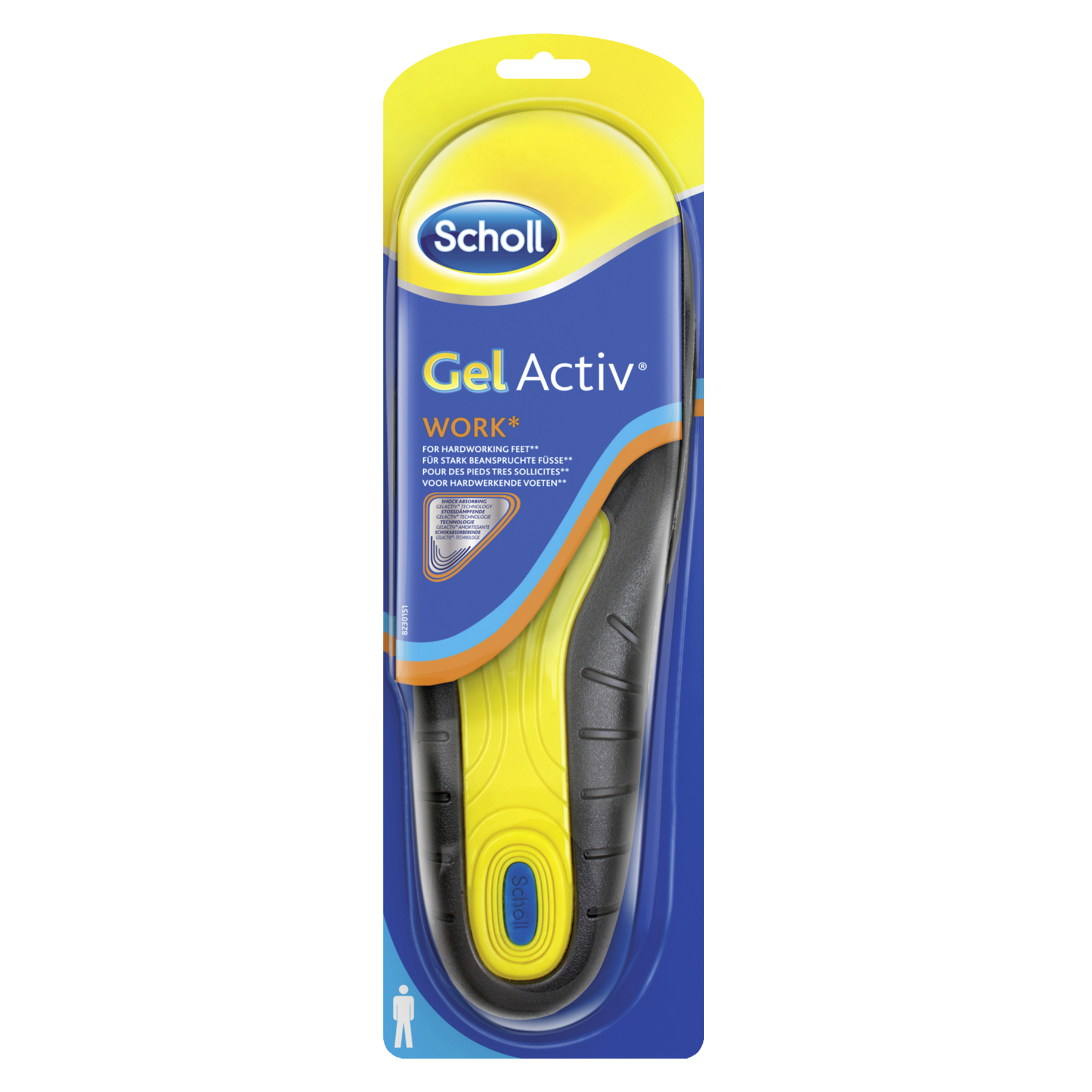 Scholl Gel Activ Work Ανδρικοί Πάτοι One Size 1 Ζευγάρι