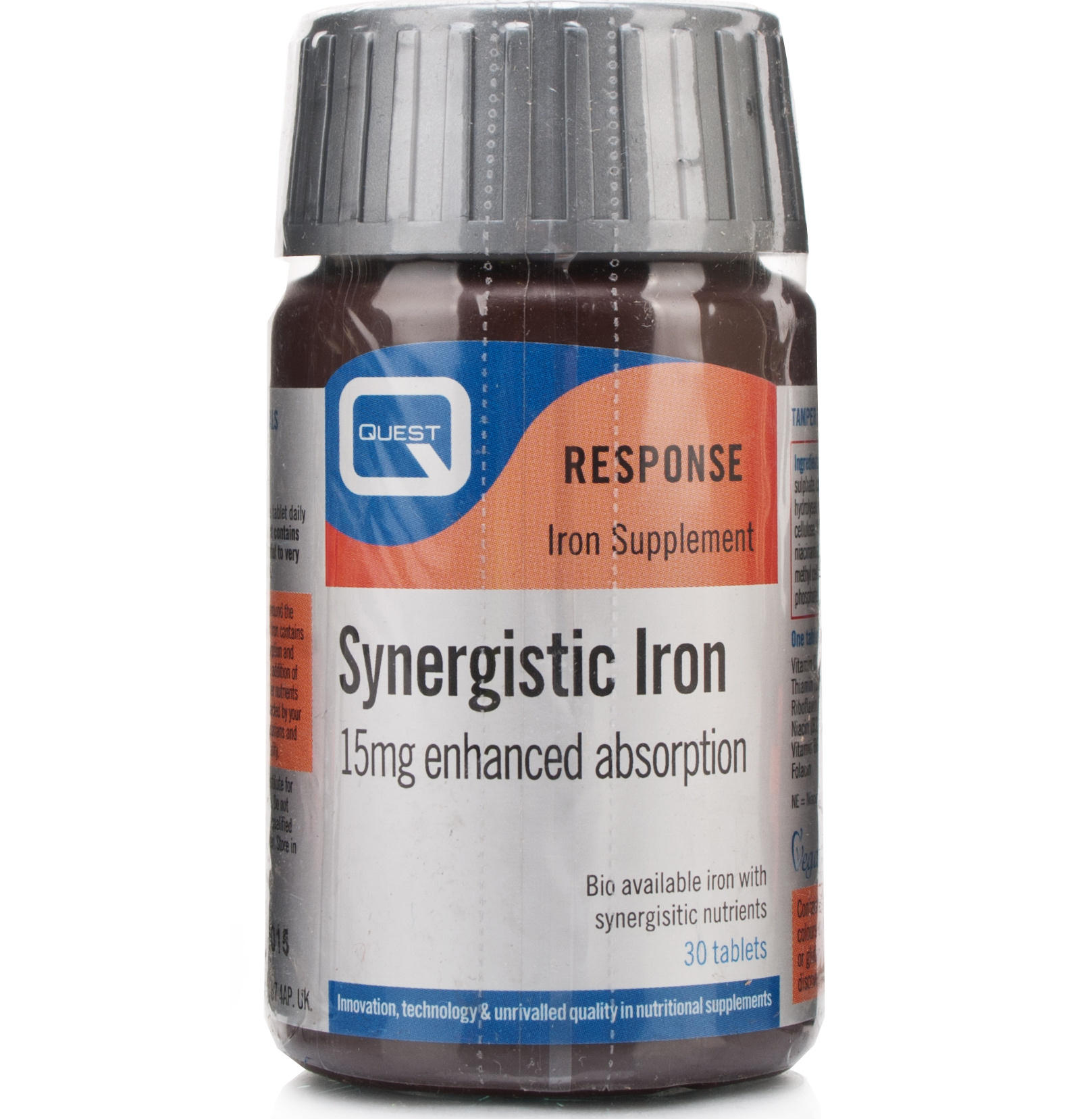 Quest Synergistic Iron Σίδηρο 15mg 30tabs
