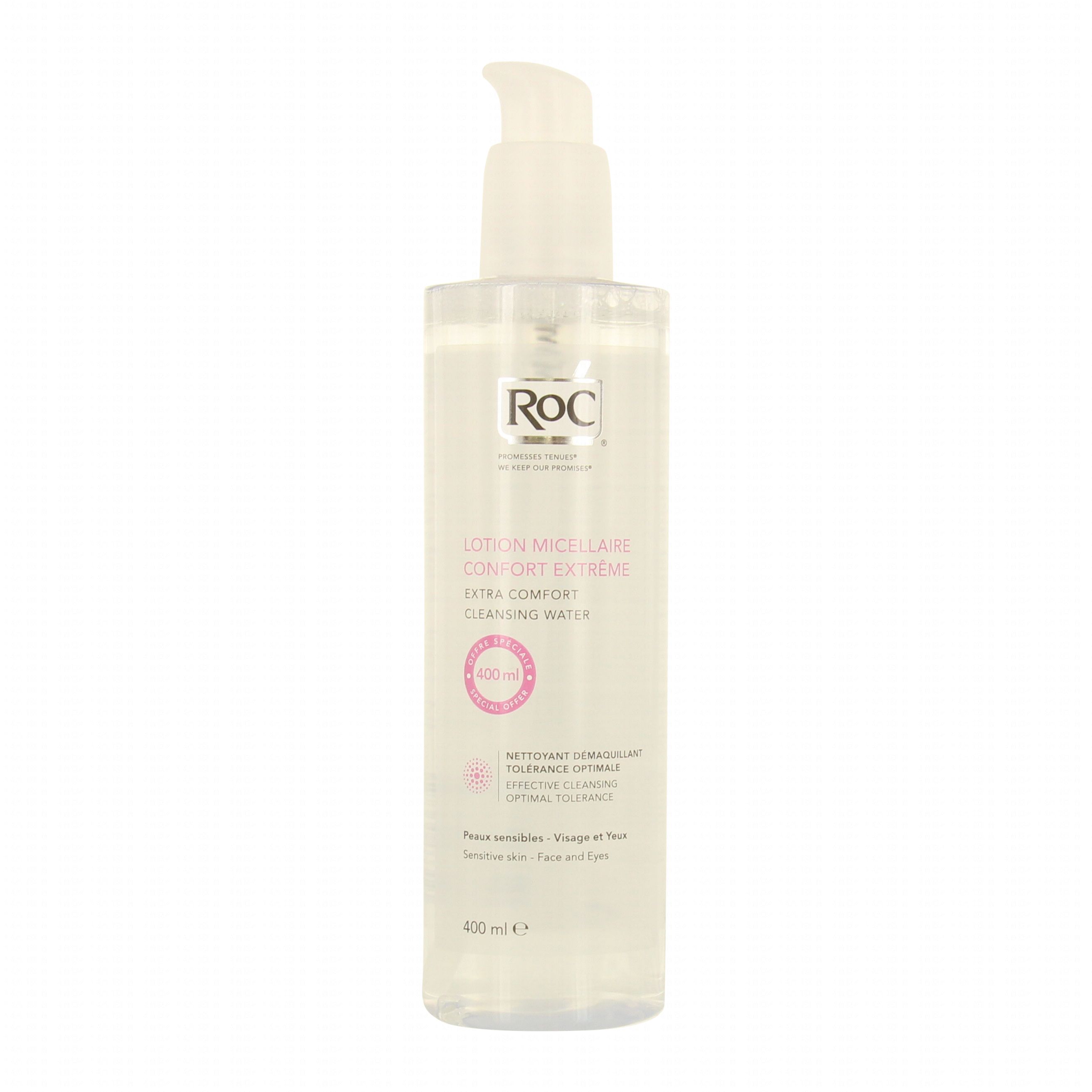 Roc Lotion Micellaire Comfort Extreme Απαλό Νερό Καθαρισμού & Ντεμακιγιάζ Προσώπου Ματιών 400ml Promo -20%