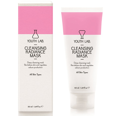 YOUTH LAB. Cleansing Radiance Mask Μάσκα Καθαρισμού, Λάμψης & Μείωσης των Διεσταλμένων Πόρων 50ml