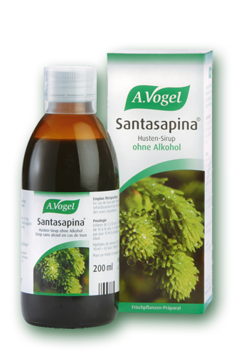 A.Vogel Santasapina Sirup Σιρόπι Χωρίς Αλκοόλ 200ml
