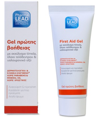Pharmalead First Aid Gel Gel Κατάλληλο Για Ηπια Ηλιακά Η Θερμικά Εγκαύματα 50ml