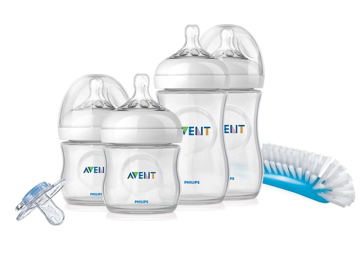 Avent Natural Αρχικό Σετ Μπιμπερό για Νεογέννητα 0 Μηνών+ Πλαστικό