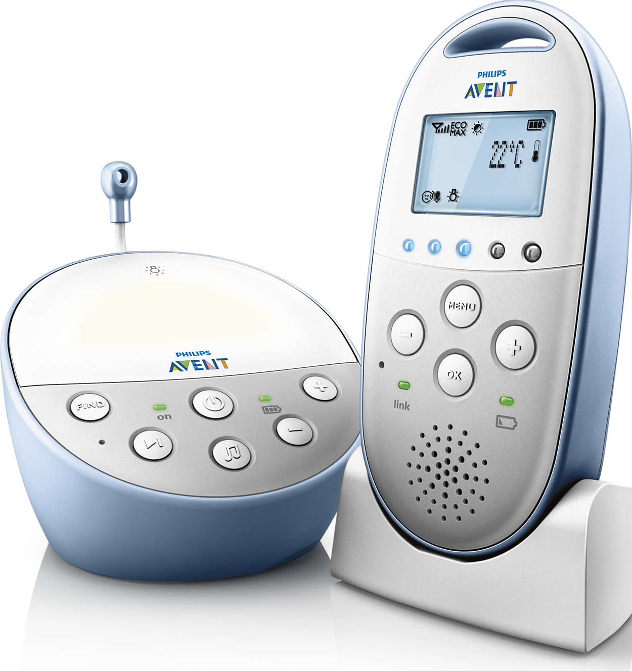 Avent Dect Συσκευή Παρακολούθησης Μωρού (Δόνηση Προειδοποίησης)