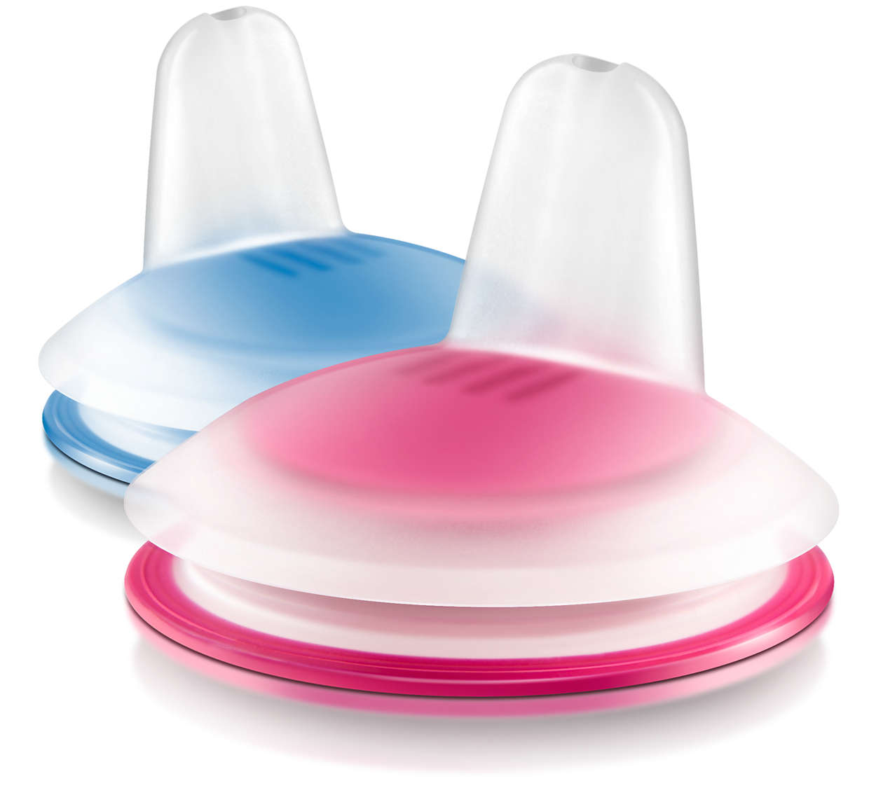 Avent Μαλακά Στόμια Εκροής 6m+ – Μπλε-Ροζ