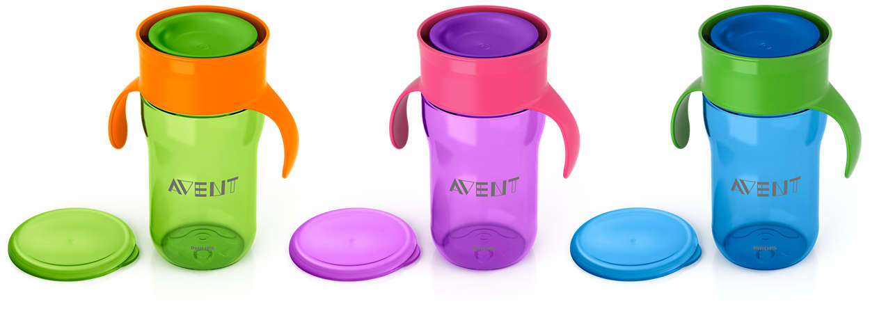 Avent Κύπελο Εκμάθησης για Νήπια 12 Μηνών+ 340ml 1τεμάχιο SCF784 – μωβ