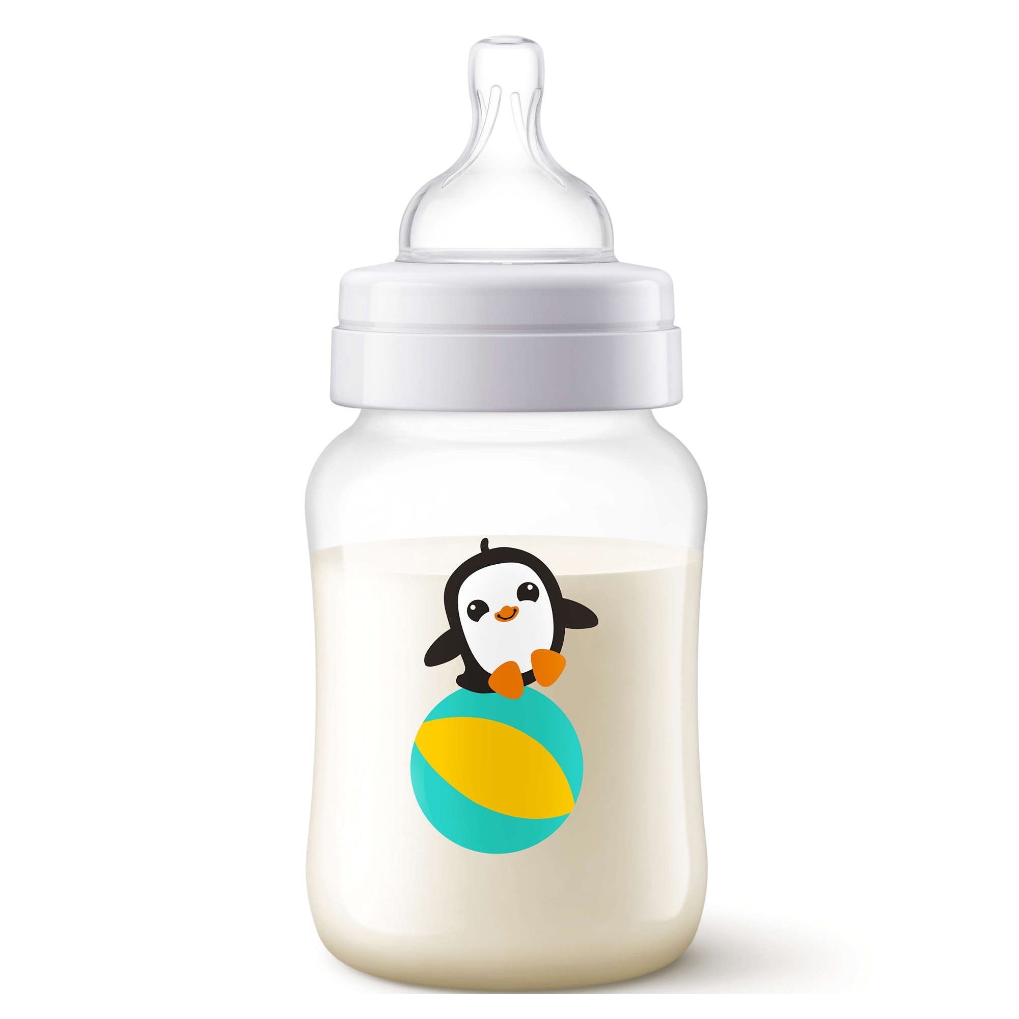 Avent Anti-colic Μπιμπερό Κατά των Κολικών Πολυπροπυλένιο Θηλή Αργής Ροής 1m+ 260ml Scf821/13