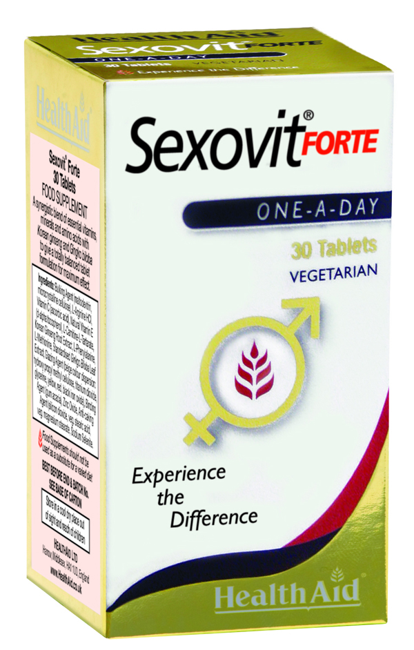 Health Aid Sexovit Forte Για Μέγιστο Αποτέλεσμα Στις Σεξουαλικές Επιδόσεις 30tabs