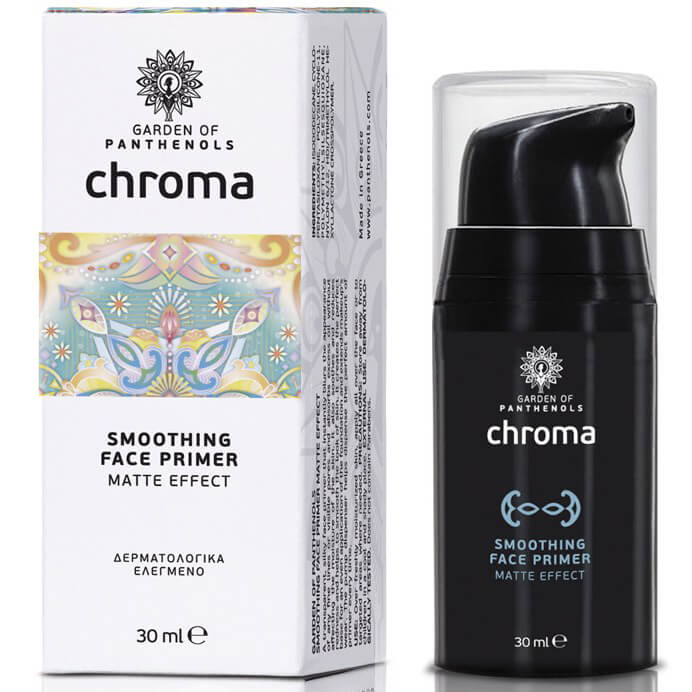 Garden of Panthenols Chroma Smoothing Face Primer Ιδανική Βάση για Ομαλή Εφαρμογή του Foundation & Διάρκεια του Μακιγιάζ 30ml