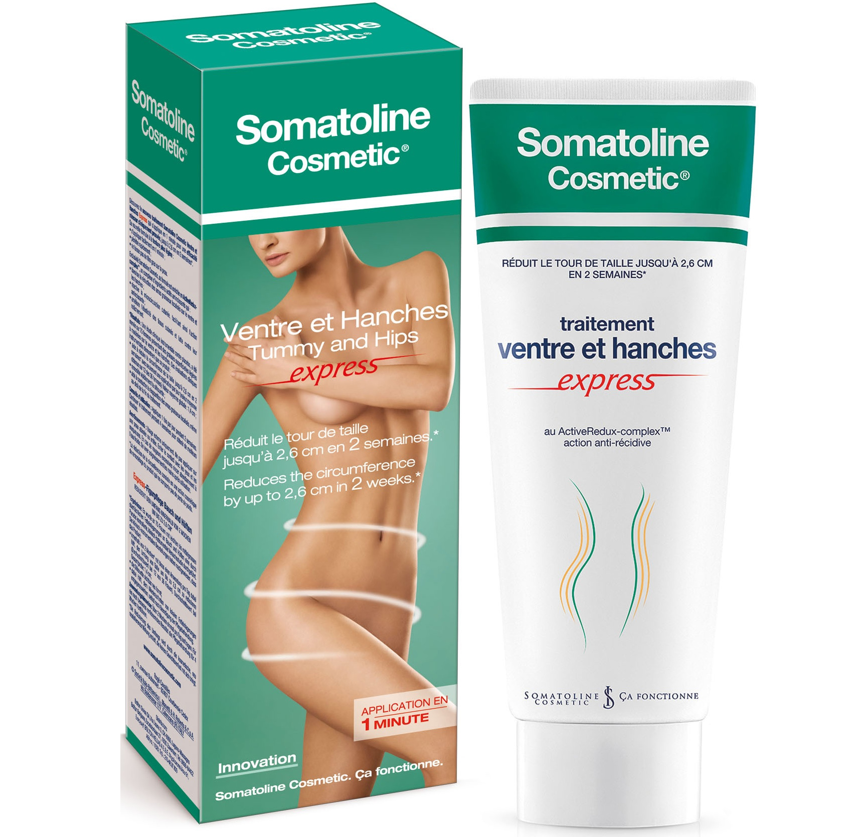 Somatoline Cosmetics Tummy and Hips Κοιλιά & Γοφοί Express 150ml