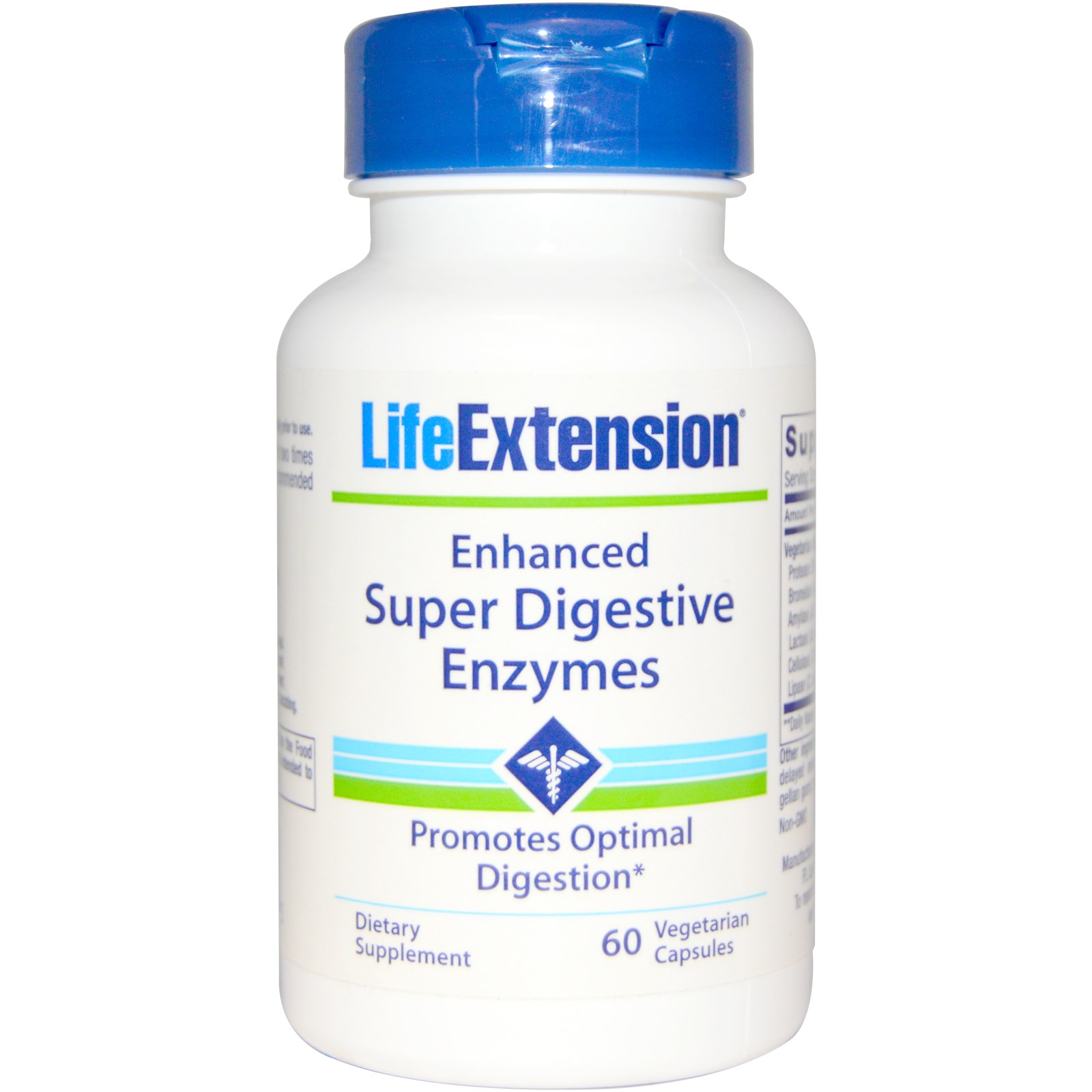 Life Extension Enhanced Super Digestive Enzymes Συμπλήρωμα Διατροφής Για τη Σωστή Λειτουργία του Πεπτικού Συστήματος 60veg.caps