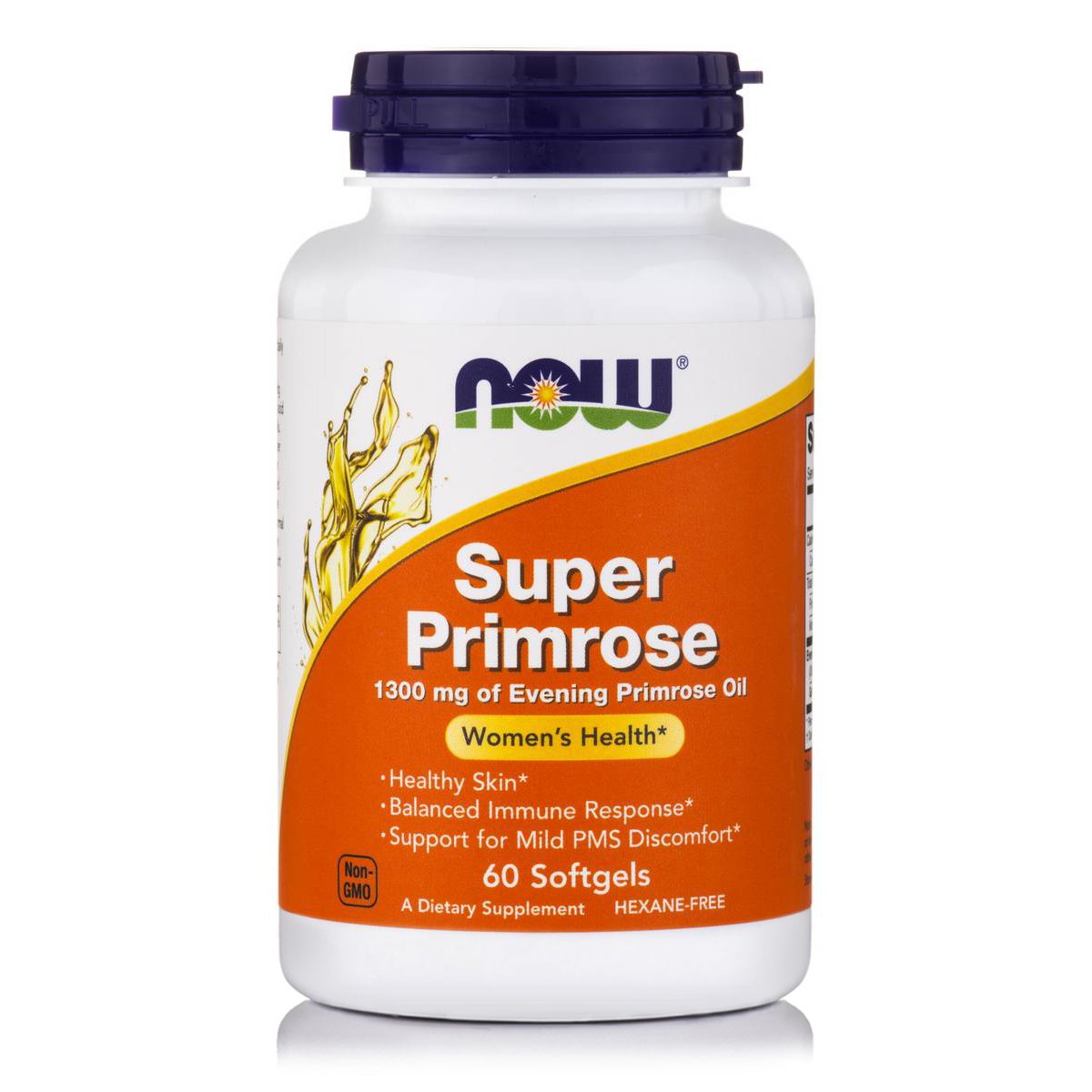 Now Now Foods Super Primrose 1300mg Συμπλήρωμα Διατροφής με Έλαιο Νυχτολούλουδου Υψηλής Δραστικότητας 60 Softgels